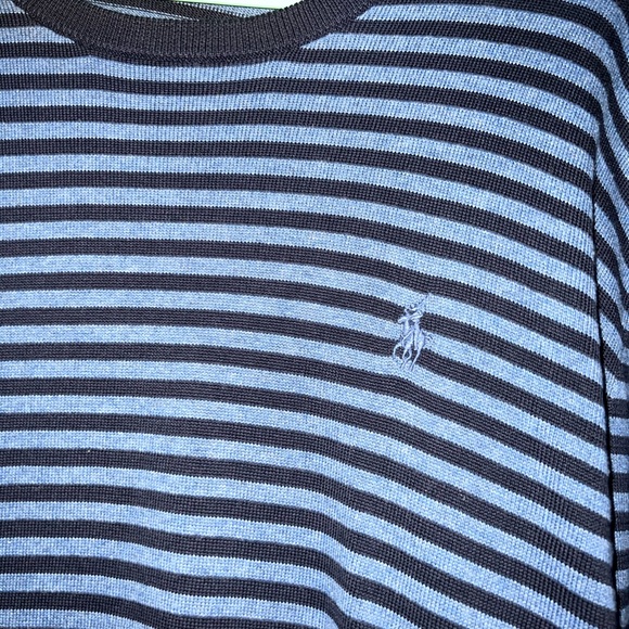 Polo Ralph Lauren - Vintage Striped Sweater - Never Worn - Sz L - blue - Picture 2 of 4